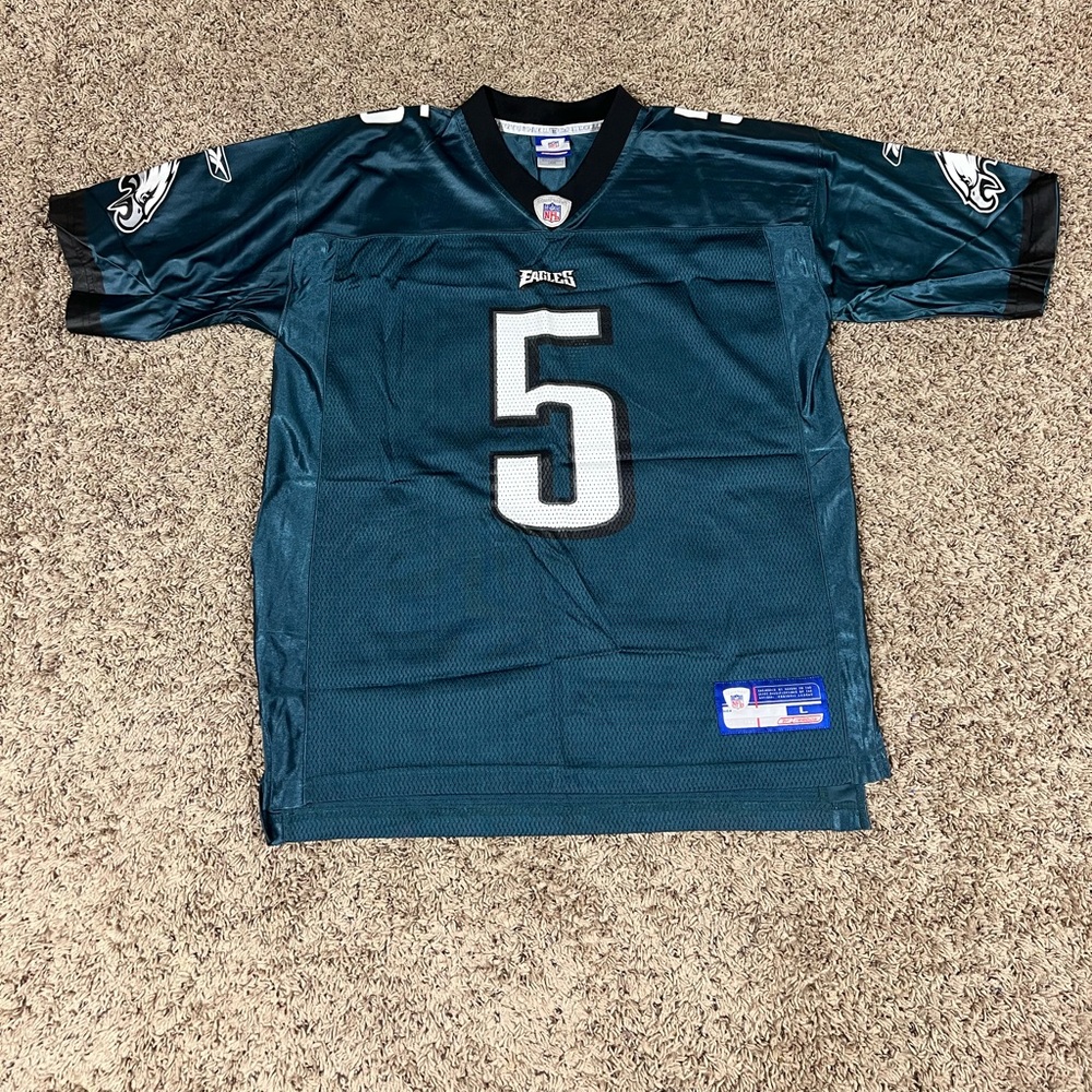 Men’s Donovan McNabb Philadelphia Eagles #5 Jersey, NFL Equipment Reebok, Large